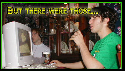 David was wearing a Gumby shirt.