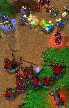 Clash by the western expansion gold mine.