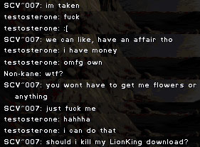 ''so i was fucking this guy right, and he rolled over and yelled 'shoot it all over me' '' - testosterone