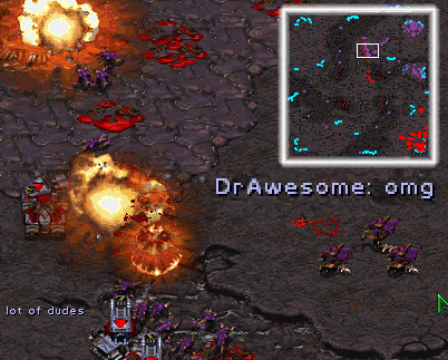 Maybe if DrAwesome had a combined force of vultures and tanks it would've worked. Or maybe not. ^^