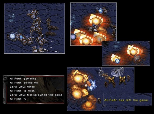 Funniest BW game ever. Except maybe the time Matt and I beat Pretty and Squad on Dire without building any air units. =O