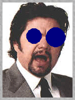 Spooky: 'With his eyes covered, he looks too much like you. People are going to think he's you.' Me: 'Bzzort'