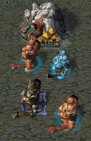 The ogres have a loin cloth, it's not their... you know...