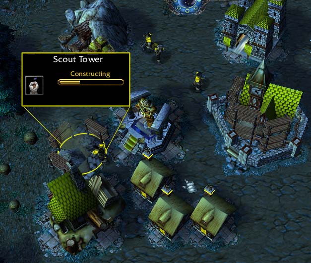 Defense for a base. A scout. Tower.