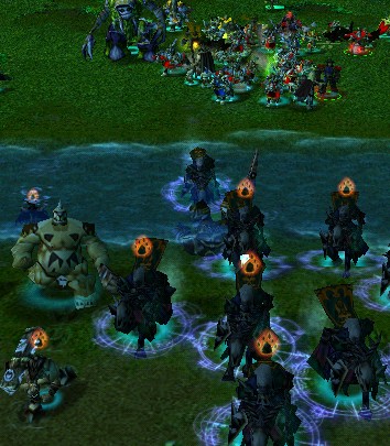 And so the villians run away as evilly as they can...