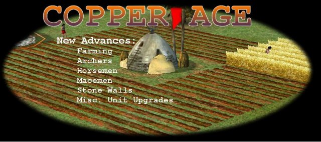 Copper age marks the beginning of warfare that will last until gunpowder coems to play