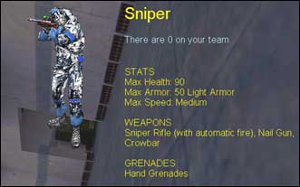 Everybody hates snipers, but no 

one ever wants to stop using them...