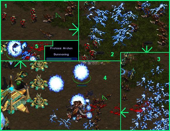 The Archon in panel 5 gets it's arse plagued shortly afterwards. That spell just owns Archons completely... :P