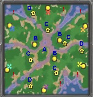 Gnoll Wood Map
