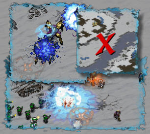 Poof goes the gigantic firebat.