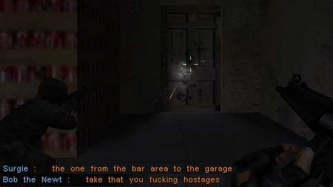 That's what you motherfuckers get, being taken hostage like that.
