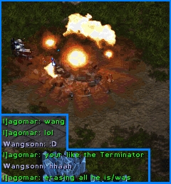 they say he was one, who would spam and spam, until at last everybody ran.