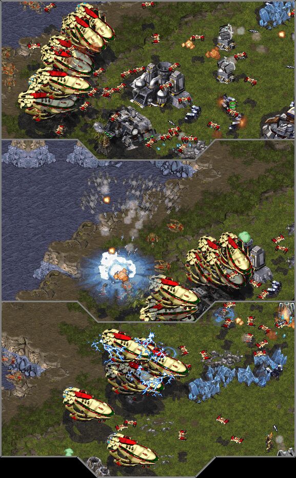Perhaps I should have stuck with the
PSI storming of the Terran Refinery...