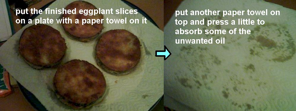 if you are really serving this to your vegetarian gf, its best to do one slice with pork instead of eggplant, just to spite her if you are really serving this to your vegetarian gf, its best to do one slice with pork instead of eggplant, just to spite her