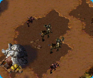 A typical Scorched Basin creep camp