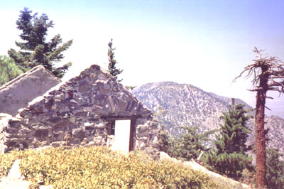 This is where I live. Ok, its an old cabin located on the top of the mountain.  The guy that manned the forest fire lookout tower lived here.